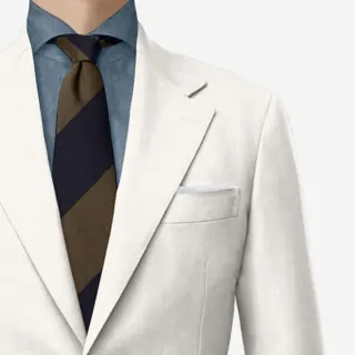 White solid jacket cloth from Olimpias